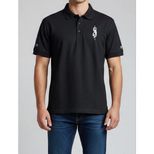 OGIO + Slipknot 25th Anniversary Tour Earth Day Sound Black Polo Shirt S NWT